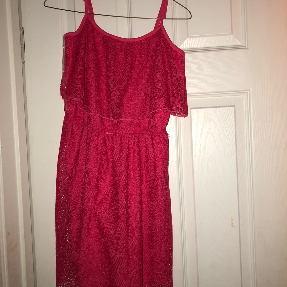 Girls pink dress
